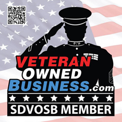 Square Service Disabled Veteran Owned Business Badge